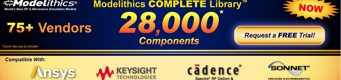 Image Optimisez vos conceptions RF avec la nouvelle bibliothèque Modelithics COMPLETE™ v24.8 1