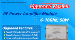 Image Nouvelle Version Améliorée du Module Amplificateur de Puissance RF (6-18 GHz, 50W) par AmpliVisionS